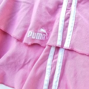 PUMA Girls Ruffle Pink Athletic Skort